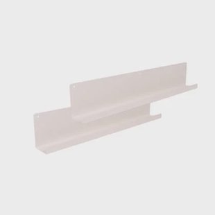 Wandplank Wally ivoor - 2 stuks