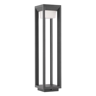 Prios LED tuinpadverlichting Gamion, 60 cm, antraciet, metaal, IP54