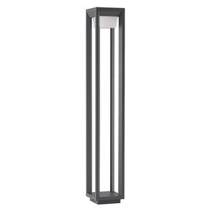 Prios LED tuinpadverlichting Gamion, 90 cm, antraciet, metaal, IP54