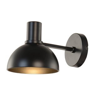 Lucande Mostrid wandlamp van zwart ijzer