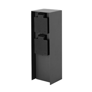 Prios Foranda energieprofiel, 2 stopcontacten zwart