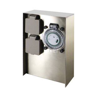 Prios Foranda stroomkolom 2-voudige timer roestvrij staal 23 cm