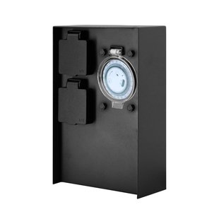 Prios Foranda elektrische zuil, 2 timer zwart 23 cm