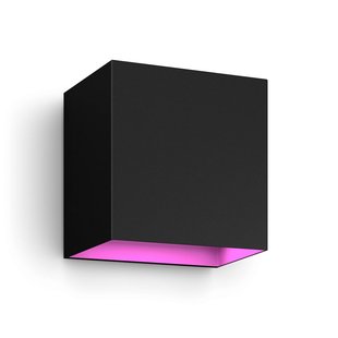 Philips Hue LED buiten wandlamp Resonate, zwart, RGBW, IP44