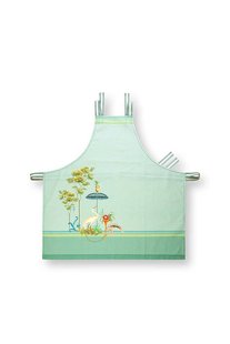 Pip Studio Jolie Keukenschort Blauw Pip Studio Jolie Keukenschort Blauw