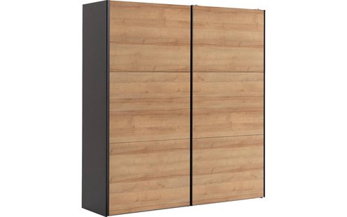 Goossens Kledingkast Easy Storage Sdk, 203 cm breed, 220 cm hoog, 2x 3 paneel schuifdeuren