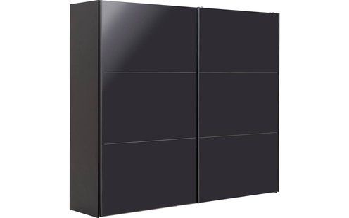 Goossens Kledingkast Easy Storage Sdk, 253 cm breed, 220 cm hoog, 2x 3 paneel schuifdeuren