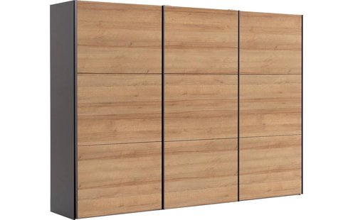 Goossens Kledingkast Easy Storage Sdk, 303 cm breed, 220 cm hoog, 3x 3 paneel schuifdeuren