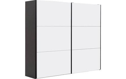 Goossens Kledingkast Easy Storage Sdk, 253 cm breed, 220 cm hoog, 2x 3 paneel schuifdeuren