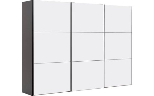 Goossens Kledingkast Easy Storage Sdk, 303 cm breed, 220 cm hoog, 3x 3 paneel schuifdeuren