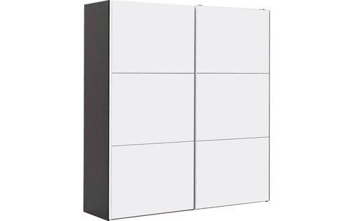 Goossens Kledingkast Easy Storage Sdk, 203 cm breed, 220 cm hoog, 2x 3 paneel schuifdeuren