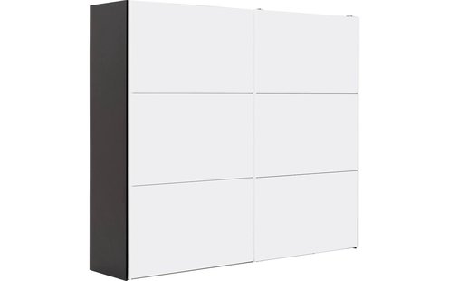 Goossens Kledingkast Easy Storage Sdk, 253 cm breed, 220 cm hoog, 2x 3 paneel schuifdeuren