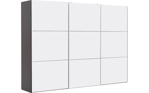 Goossens Kledingkast Easy Storage Sdk, 303 cm breed, 220 cm hoog, 3x 3 paneel schuifdeuren
