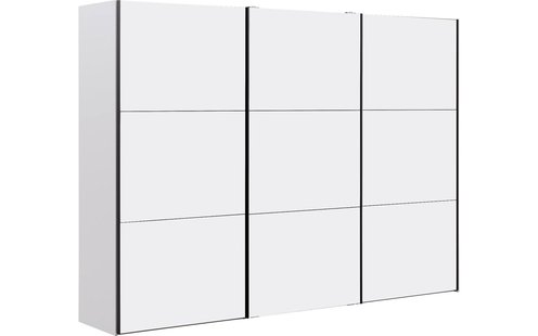 Goossens Kledingkast Easy Storage Sdk, 303 cm breed, 220 cm hoog, 3x 3 paneel schuifdeuren