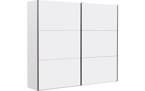 Goossens Kledingkast Easy Storage Sdk, 253 cm breed, 220 cm hoog, 2x 3 paneel schuifdeuren