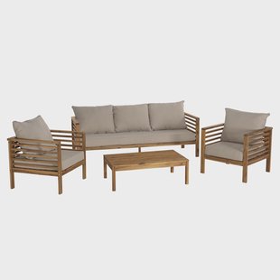 Loungeset Loetje acaciahout | Macabane
