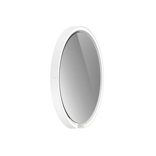 Mito Sfera Wandspiegel Small - Mat Wit / Getint Glas Mito Sfera Wandspiegel Small - Mat Wit / Getint Glas