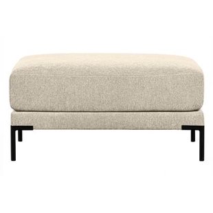 vtwonen Couple Poef - Polyester - Zand - 44x50x100