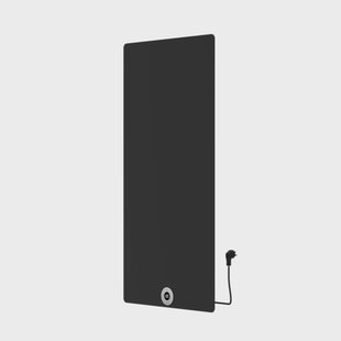 Elektrische Radiator Best Design Brenner Black 120x60cm 750W Mat Zwart