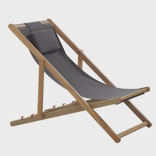 Beliani - AVELLINO - Strandstoel - Grijs - Polyester