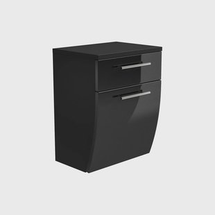 Lage badkamerkast Milan Antraciet