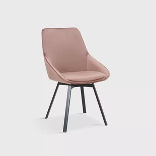 Stoel Eloise Roze Fluweel