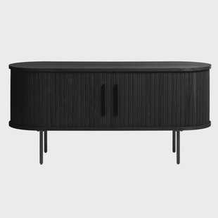 Lenn houten tv meubel zwart - 120 x 40 cm