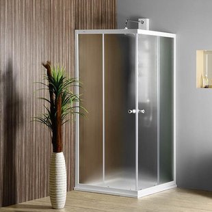 Douchecabine BWS Naila 90x90x185 cm Wit