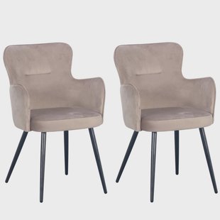 Set van 2 eetkamerstoelen Wing velvet | Pole to Pole
