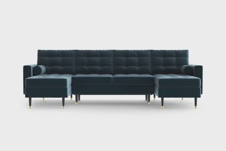 U-slaapbank Aldo velvet | NADUVI Collection