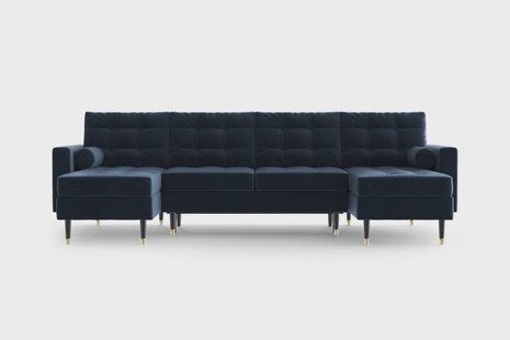 U-slaapbank Aldo velvet | NADUVI Collection