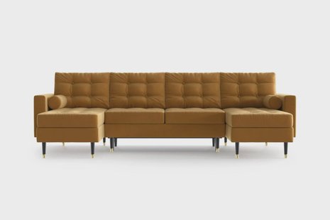 U-slaapbank Aldo velvet | NADUVI Collection