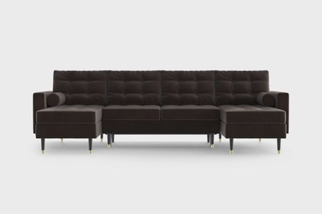 U-slaapbank Aldo velvet | NADUVI Collection