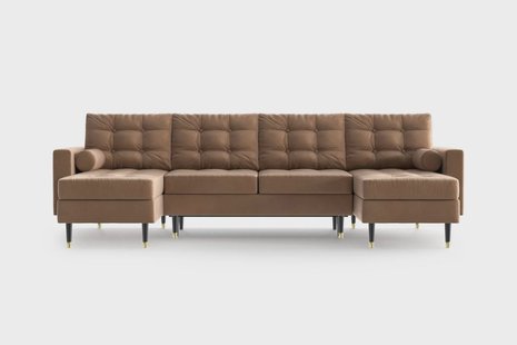 U-slaapbank Aldo velvet | NADUVI Collection