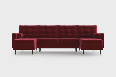 U-slaapbank Aldo velvet | NADUVI Collection