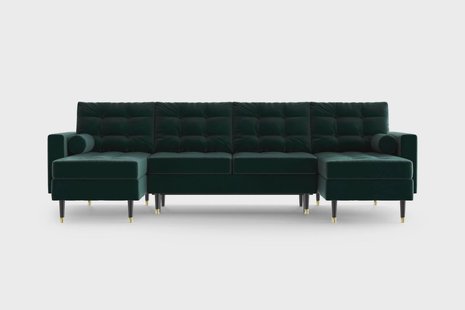 U-slaapbank Aldo velvet | NADUVI Collection