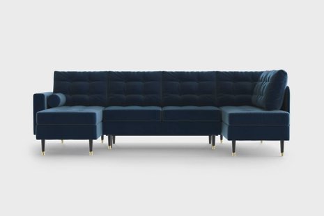 U-slaapbank Aldo links velvet | NADUVI Collection