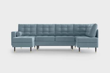 U-slaapbank Aldo links velvet | NADUVI Collection