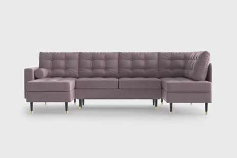 U-slaapbank Aldo links velvet | NADUVI Collection