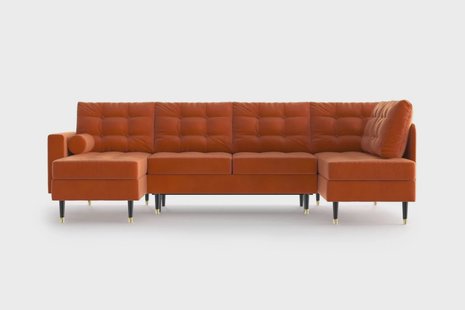 U-slaapbank Aldo links velvet | NADUVI Collection