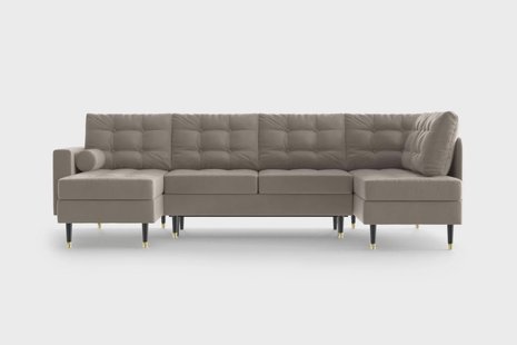 U-slaapbank Aldo links velvet | NADUVI Collection