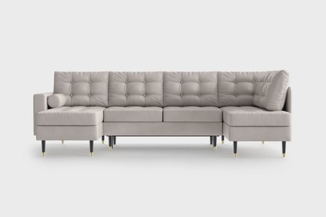 U-slaapbank Aldo links velvet | NADUVI Collection