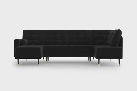 U-slaapbank Aldo links velvet | NADUVI Collection