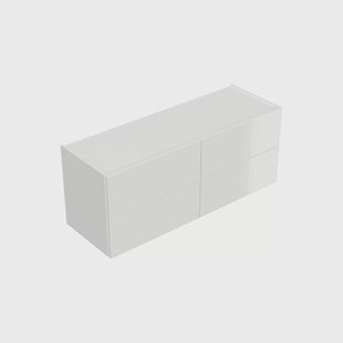 Ladekast Moon Hoogglans Wit-3