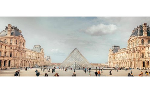 Goossens Schilderij The City, 150 x 60 cm