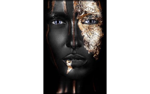 Goossens Schilderij Noir Gold, 120 x 80 cm