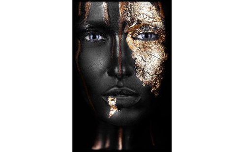 Goossens Schilderij Noir Gold, 100 x 150 cm