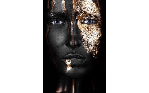 Goossens Schilderij Noir Gold, 150 x 100 cm