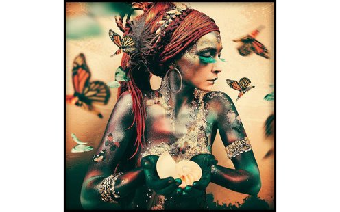 Goossens Schilderij Summon Ii, 100 x 100 cm