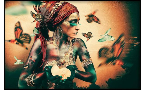 Goossens Schilderij Summon Ii, 135 x 90 cm